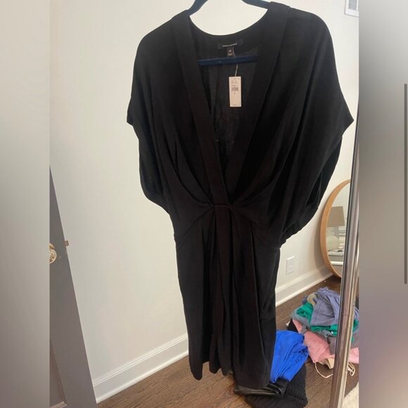 Banana Republic Mari Draped Crepe Dress - Picture 3 of 5